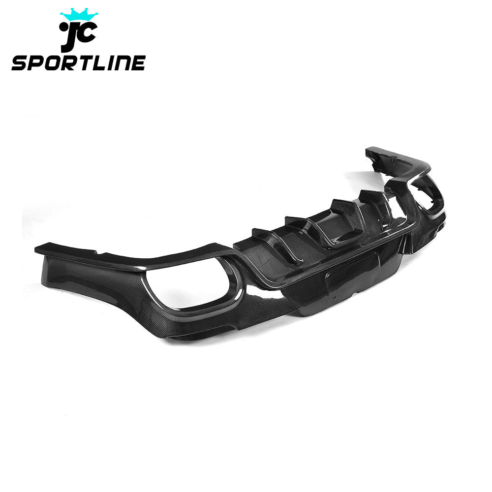 Porsche Panamera Rear Bumper  Diffuser Carbon Fiber