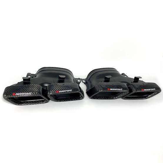 Akrapovic Exhaust Tips For Mercedes W205 C63