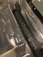Mercedes W205 C63 Hood with transparent glass - Original Carbon Fiber