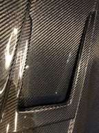 Mercedes W205 C63 Hood with transparent glass - Original Carbon Fiber