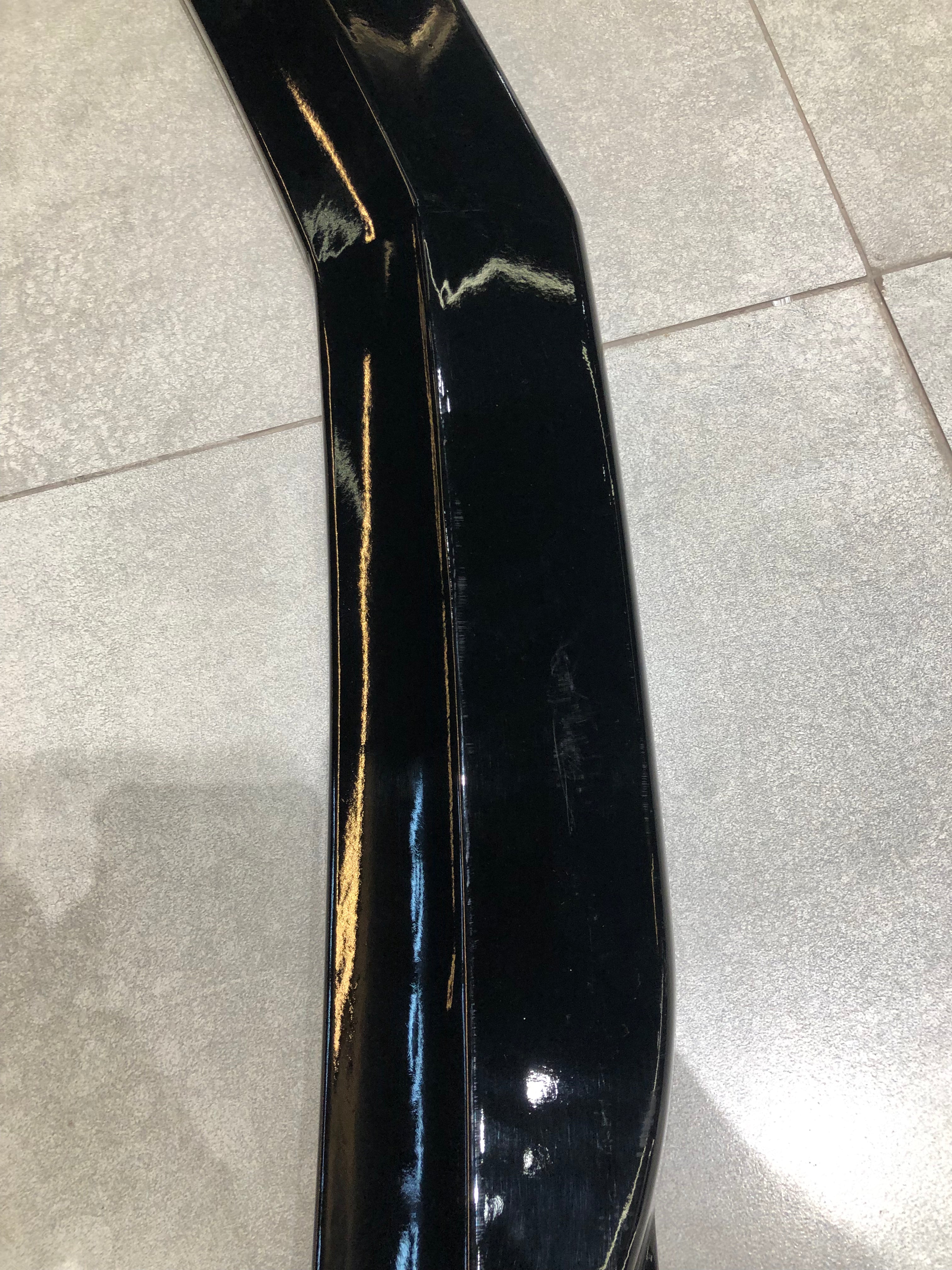 Mercedes W204 C Class Front Lip V2 - Carbon Fiber