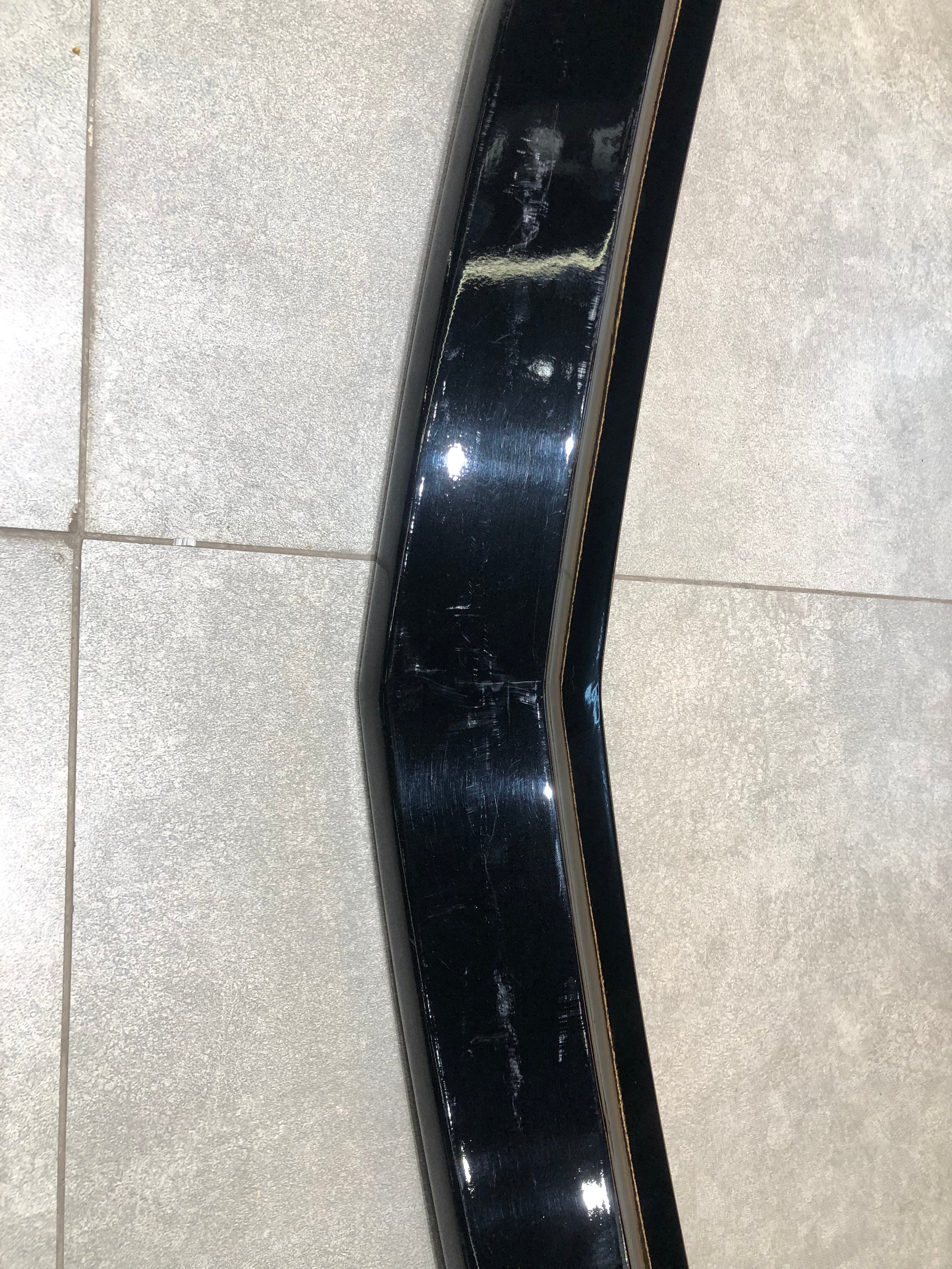 Mercedes W204 C Class Front Lip V2 - Carbon Fiber