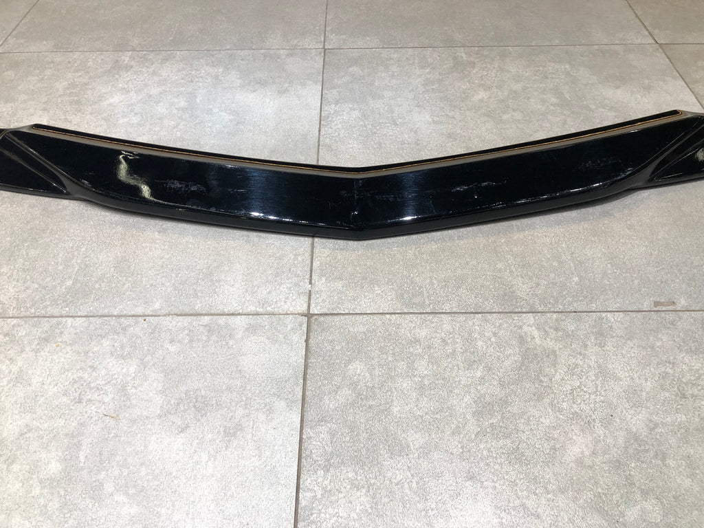 Mercedes W204 C Class Front Lip V2 - Carbon Fiber