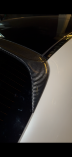 Mercedes W205 C Class Roof Spoiler - Carbon Fiber