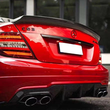 Mercedes W204 C Class Trunk Spoiler V2 CF