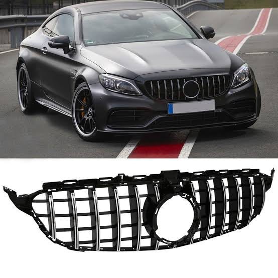 Mercedes W205 GT style front grill The Carology