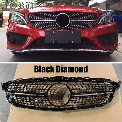 Mercedes W205 diamond style front grill