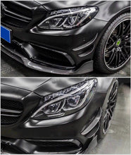 Mercedes W205 C63 Front Canards - Original Carbon Fiber