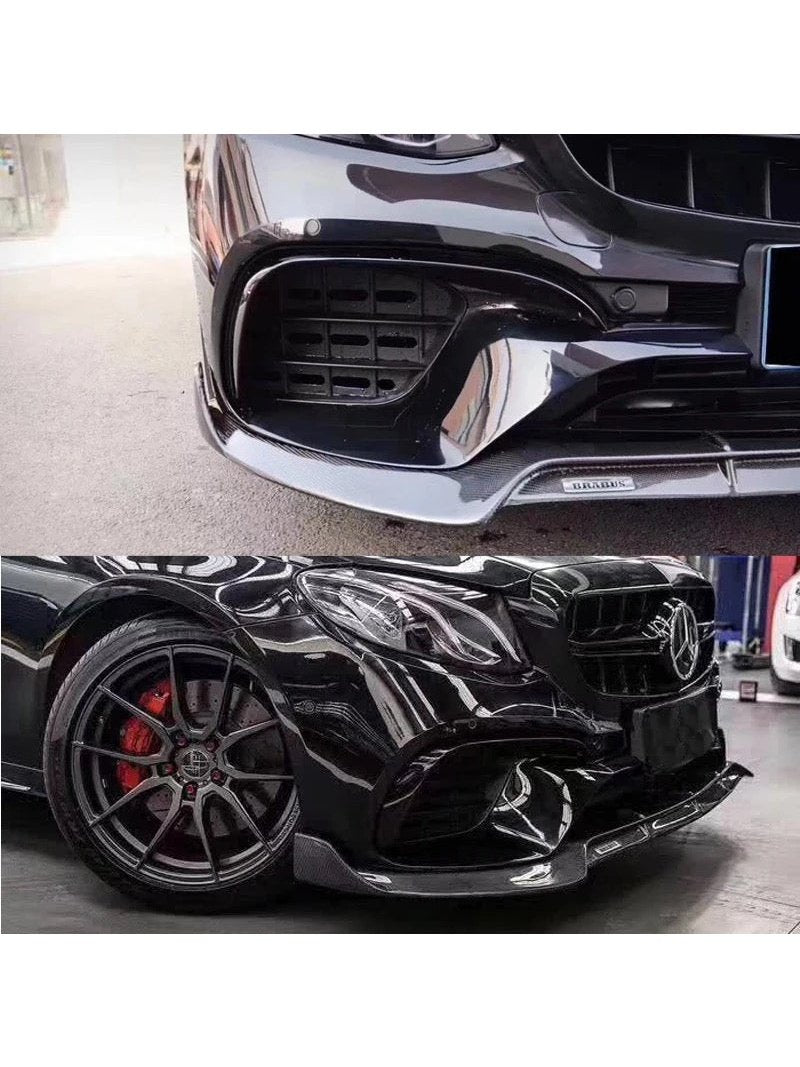 Mercedes W213 E Class Front Lip - Carbon Fiber