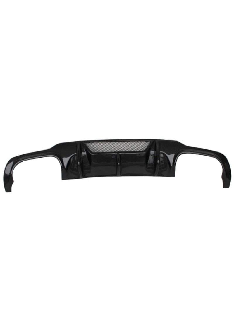 Mercedes W204 C Class Rear Diffuser V Style - Carbon Fiber