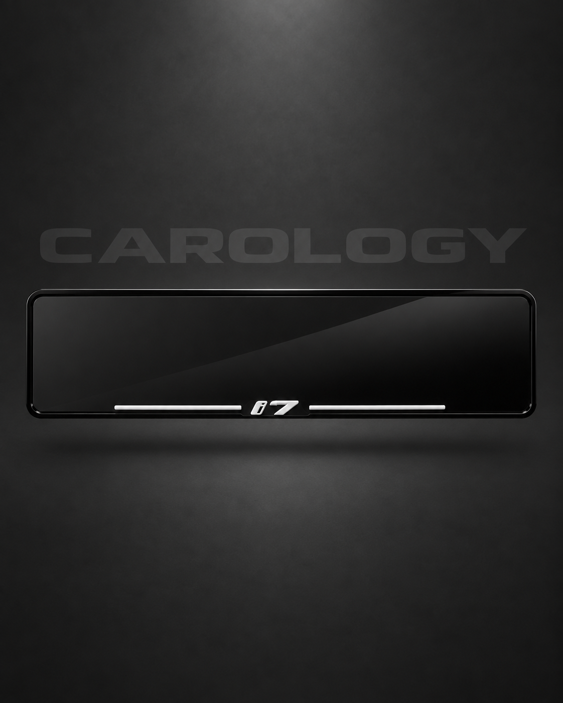 BMW i7 Number Plate Frame