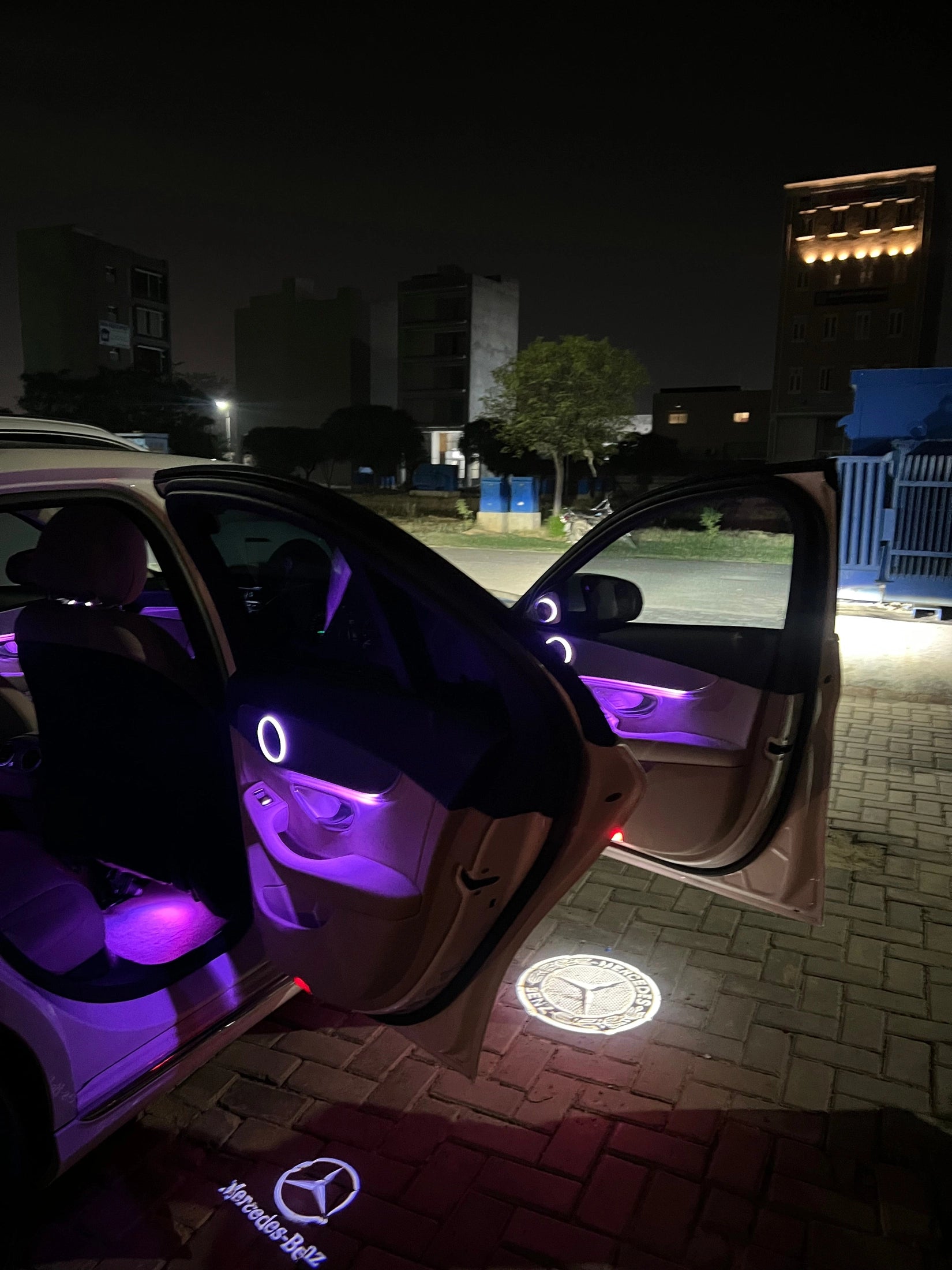 Mercedes W205 C Class 3 to 64 Color Ambient Light