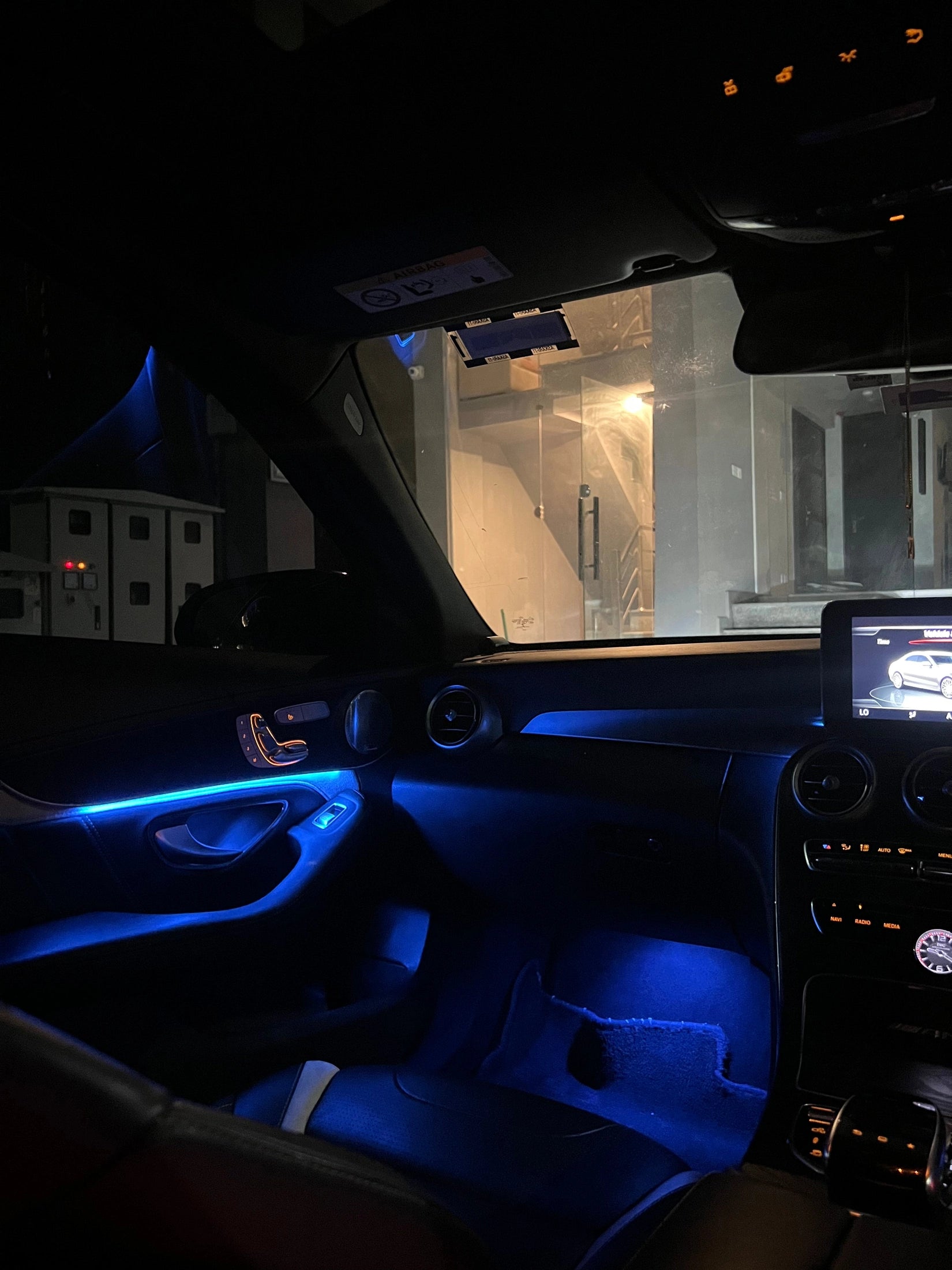 Mercedes W205 C Class 3 to 64 Color Ambient Light