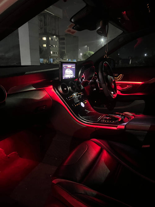 Mercedes W205 C Class 3 to 64 Color Ambient Light