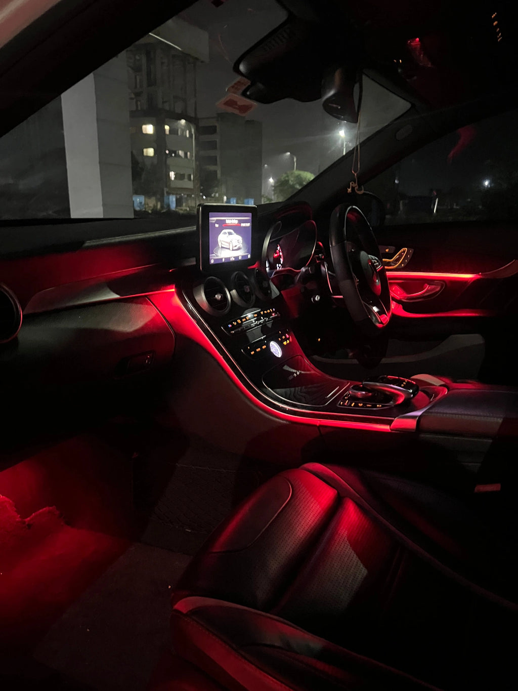 Mercedes W205 C Class 3 to 64 Color Ambient Light