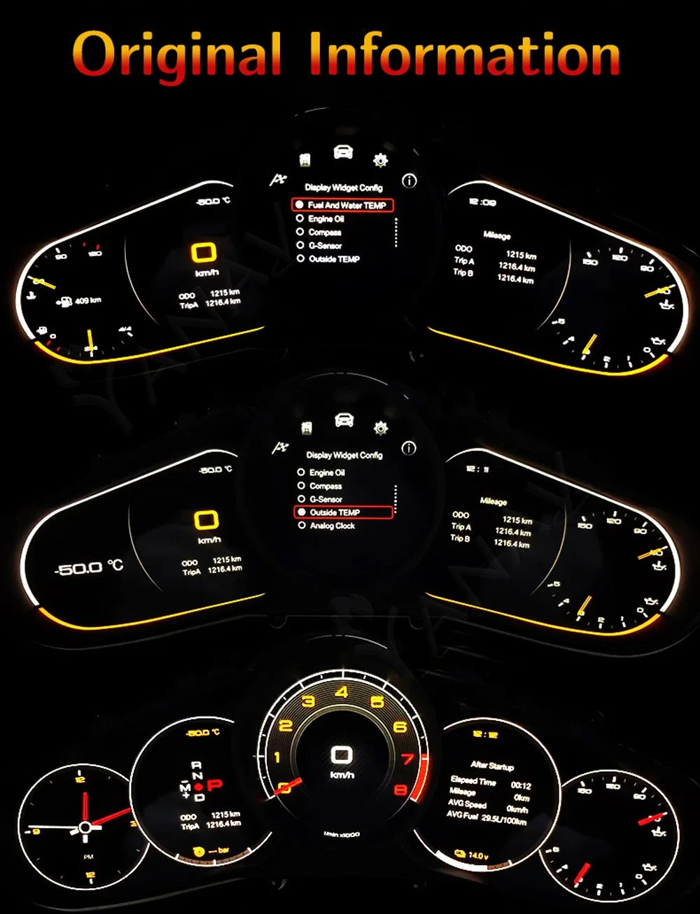 Porsche Panamera Meter Upgrade 2014 to 2020