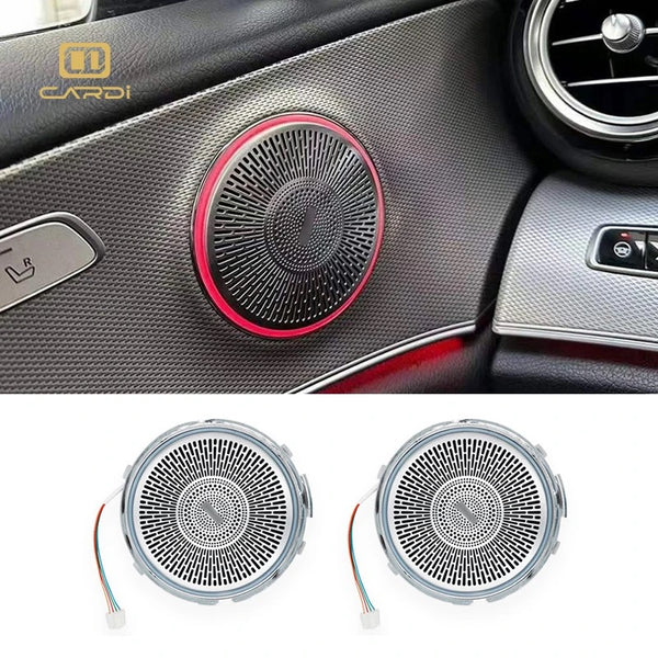 Mercedes Burmester Speaker Covers with border ambient light