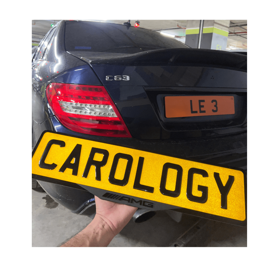 3D Gel Number Plates