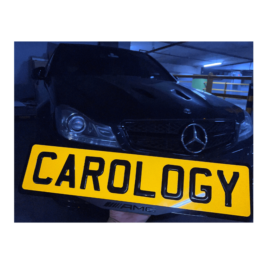 3D Gel Number Plates