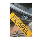 3D Gel Number Plates