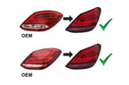 Mercedes W205 C Class Tail Lights Upgrade 2016 - 2020