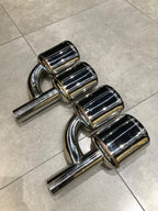 Mercedes-Benz W204 C-Class Stainless steel Exhaust tips