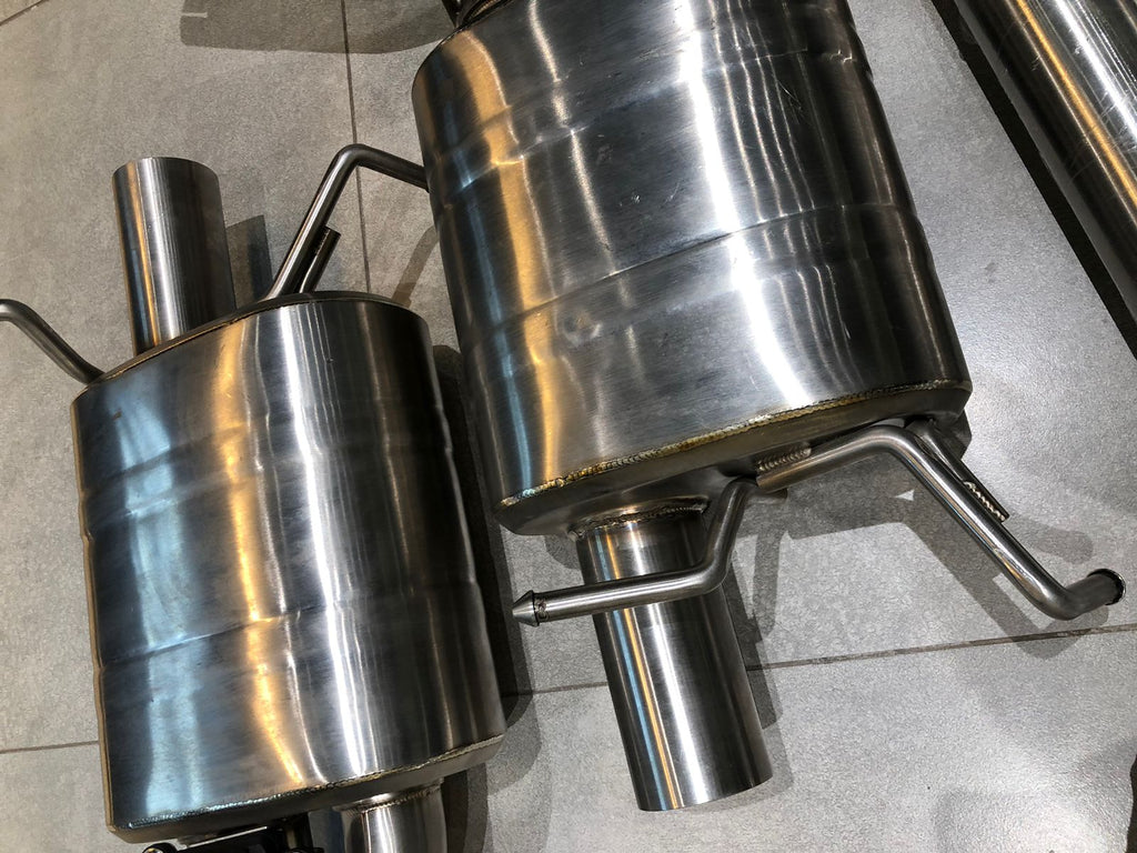 Mercedes-Benz W204 C63 Stainless Steel Catback  Valvetronic Exhaust
