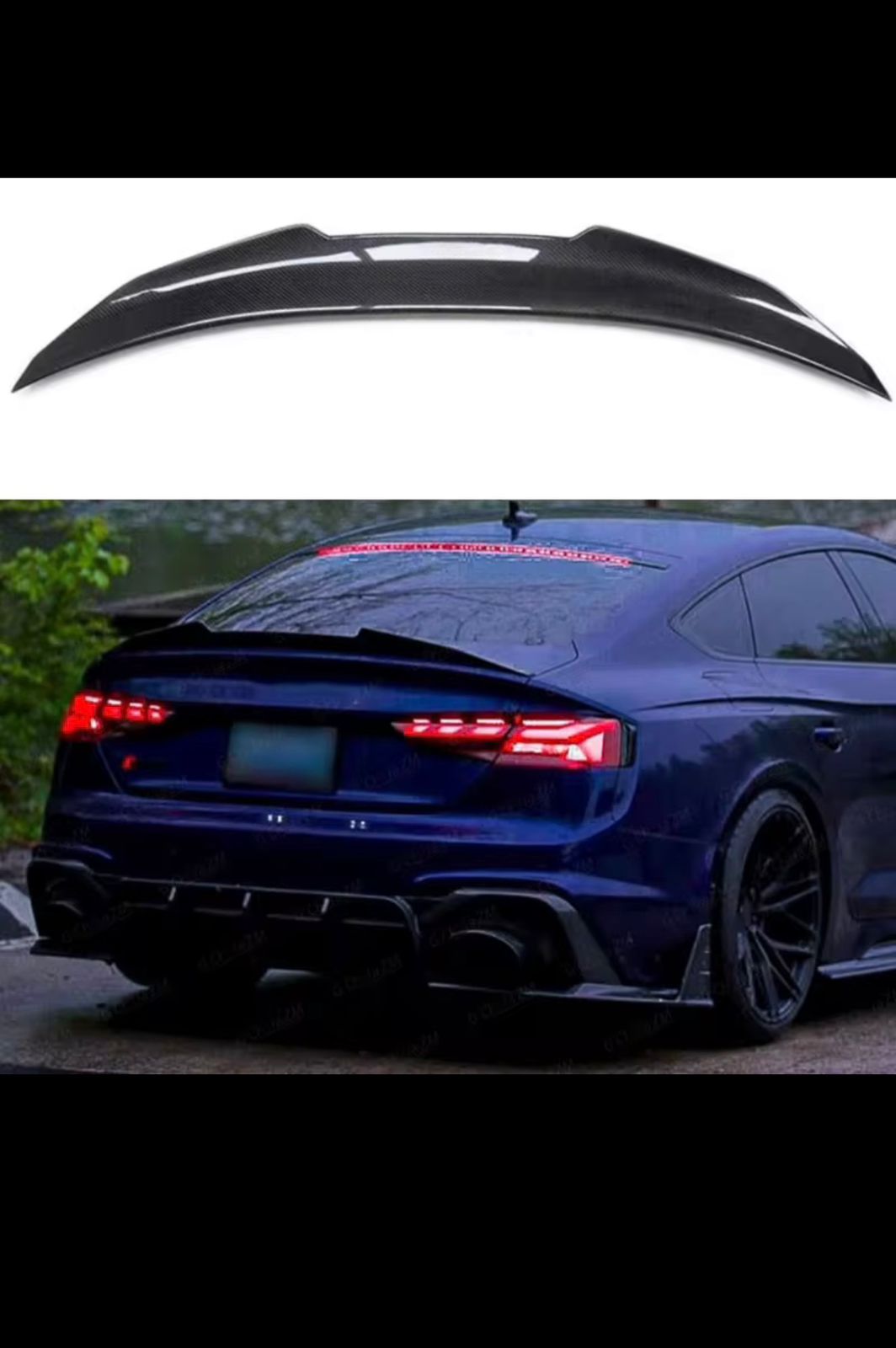 Audi a5 carbon Fiber Spoiler