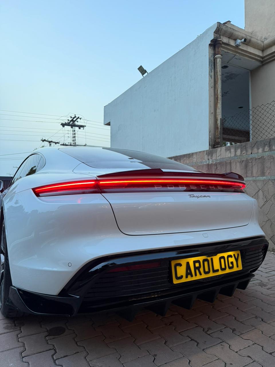 Porsche Taycan Complete Gloss Black Body Kit