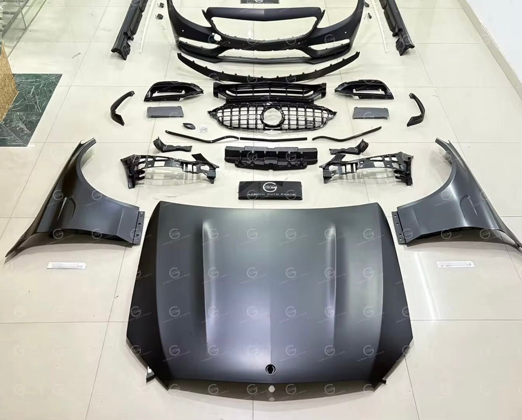 . Mercedes C-Class to C63 AMG Full Conversion Upgrade Kit