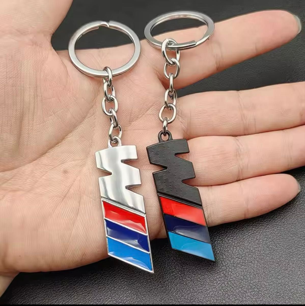 BMW M Logo Metal Keychain