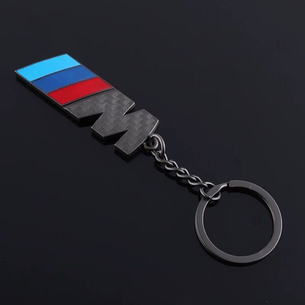 BMW M Logo Metal Keychain