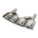 Mercedes-Benz W204 C-Class Stainless steel Exhaust tips