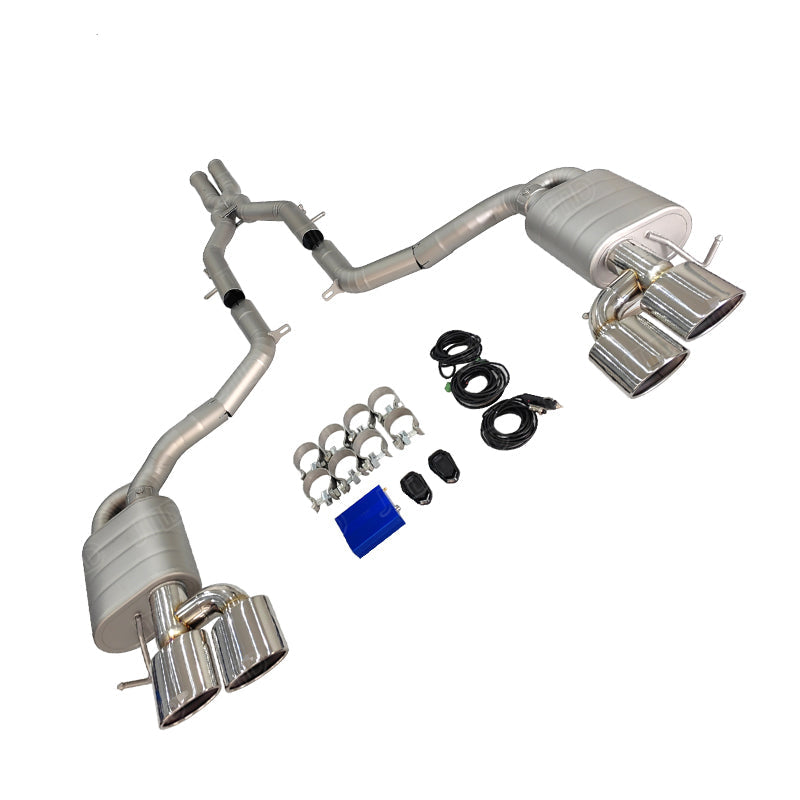 Mercedes-Benz W204 C63 Stainless Steel Catback  Valvetronic Exhaust