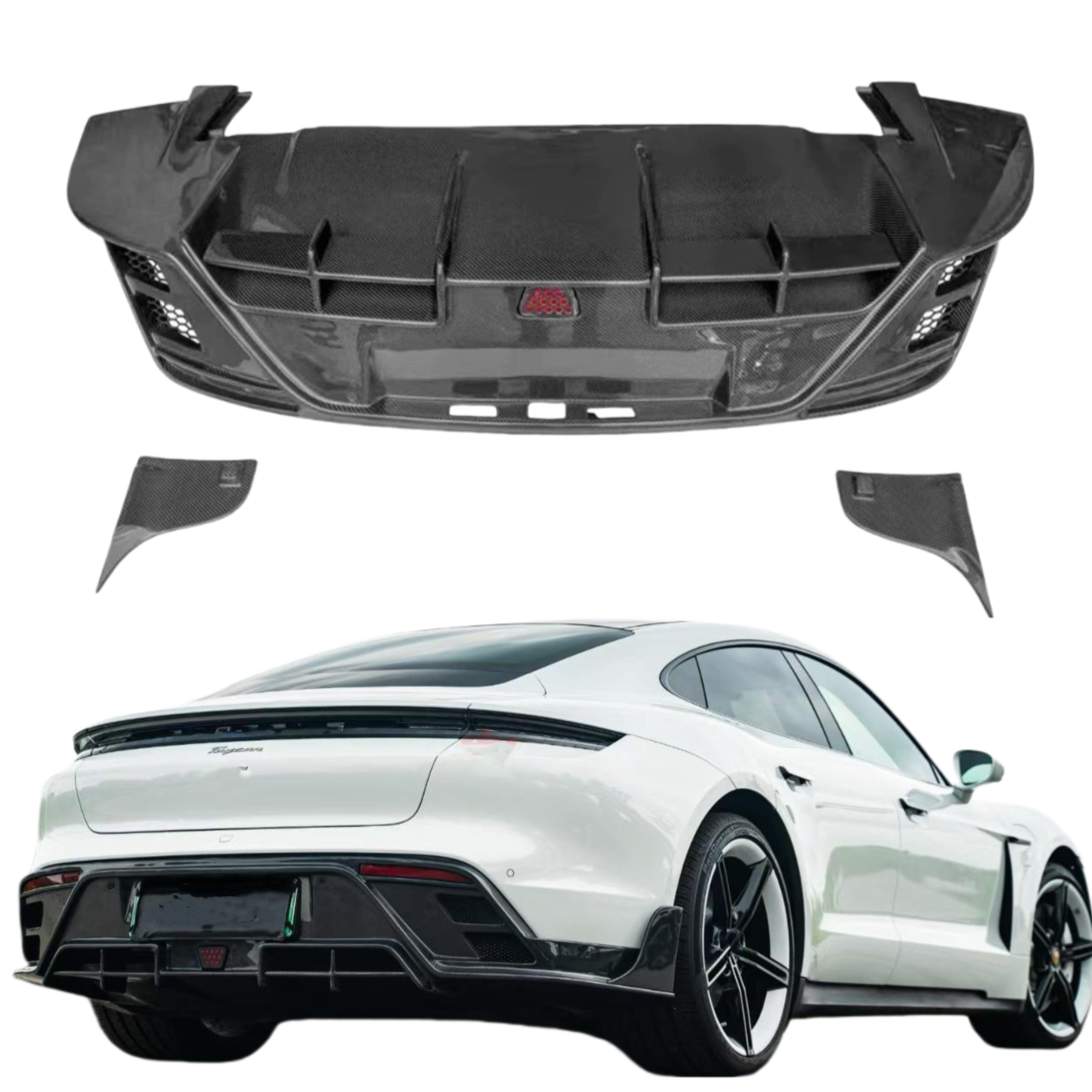Porsche Taycan 4S CMS Carbon Fiber Body Kit