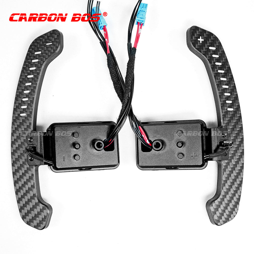 BMW Carbon Fiber LED Magnetic Paddle Shifters M3 E90 E92 E93 X5M X6M