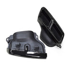 Mercedes-Benz W212 E-Class Black Stainless Steel Exhaust Tips