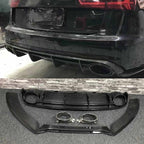 Audi A6 Sedan Carbon Fiber Rear Diffuser