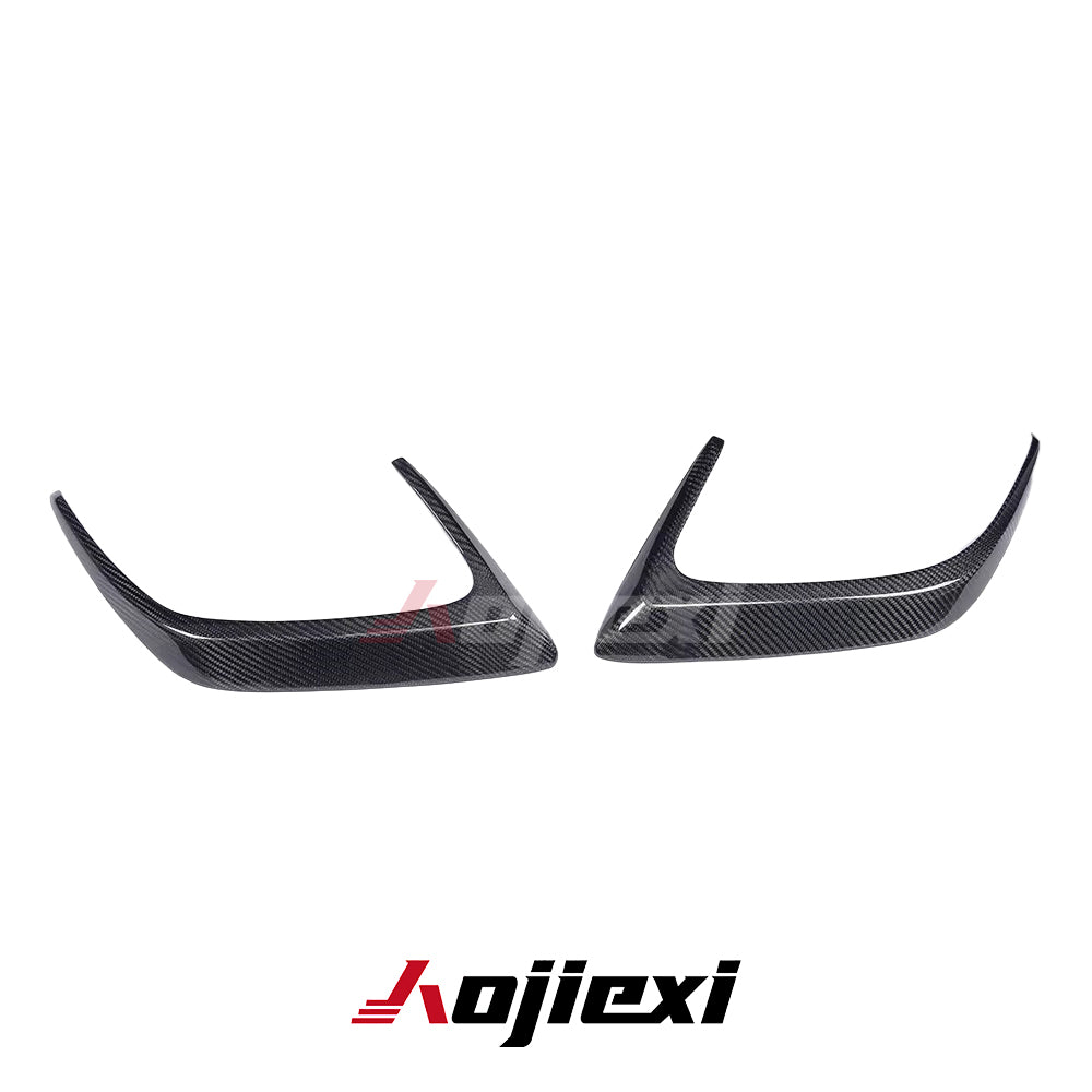 Mercedes W205 C-Class C63S Carbon Fiber Rear Bumper Air Vent Trim