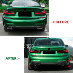 BMW 3 Series G20 G21 Gloss Black Rear Diffuser