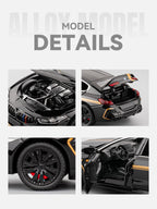 BMW M8 1:32 Alloy Pull-Back Car with Opening Doors