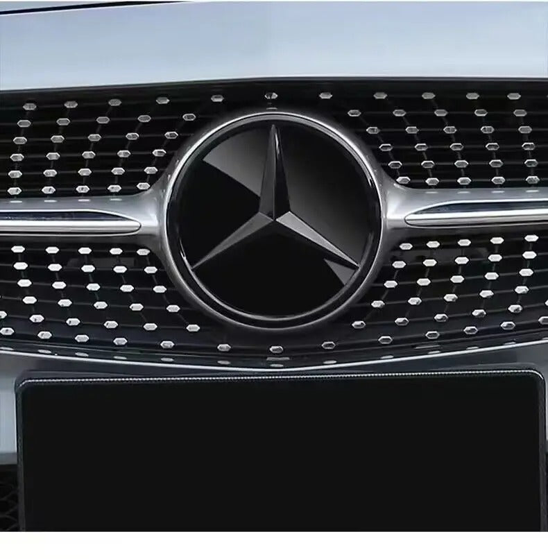 Mercedes 3D glass grill star logo