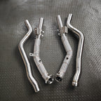Mercedes-Benz W212 E63  Downpipes with Heat Shield