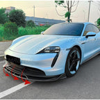 Porsche Taycan Front Bumper Lip & Diffuser Guard