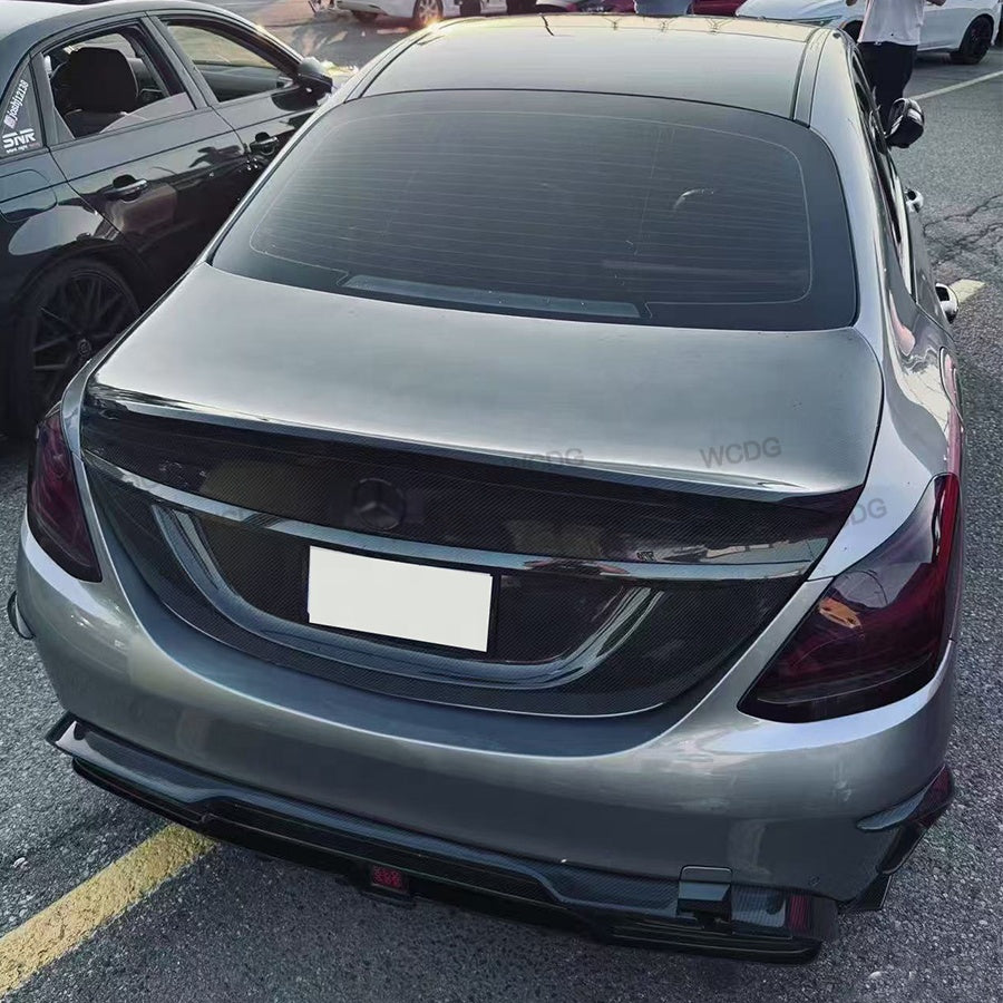 Mercedes W205 C-Class C63 AMG CSL Style Carbon Fiber Trunk Lid