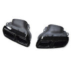 Mercedes-Benz W212 E-Class Black Stainless Steel Exhaust Tips
