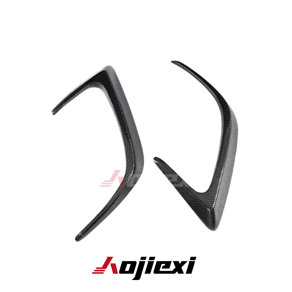 Mercedes W205 C-Class C63S Carbon Fiber Rear Bumper Air Vent Trim