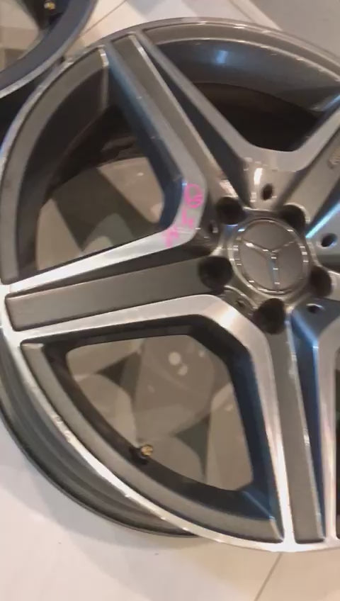 Mercedes W204 C63 Staggered Star Rims 19 inch