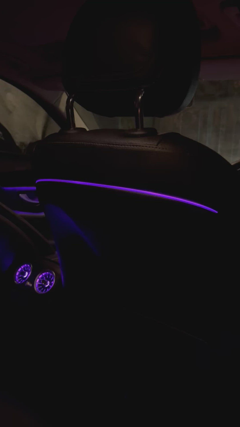 Mercedes W205 Back seat ambient light