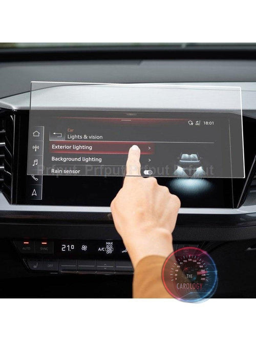 Audi E-tron GT tempered glass screen protectors - The Carology